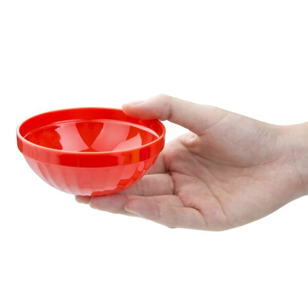 Olympia Kristallon Polycarbonate Bowl Red - 190ml 6.7oz 102mm 4" (Box 12) - Image 5