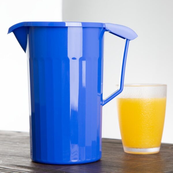Olympia Kristallon Polycarbonate Jug Blue - 1.4Ltr (Box 1) - Image 6