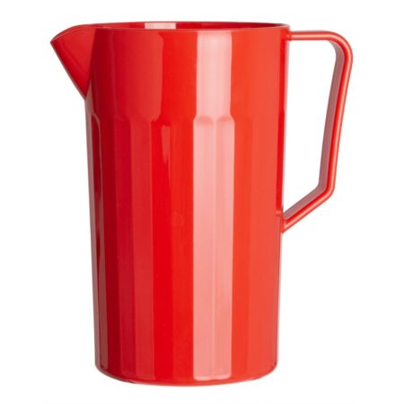 Olympia Kristallon Polycarbonate Jug Red - 1.4Ltr (Box 1)