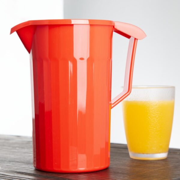 Olympia Kristallon Polycarbonate Jug Red - 1.4Ltr (Box 1) - Image 6