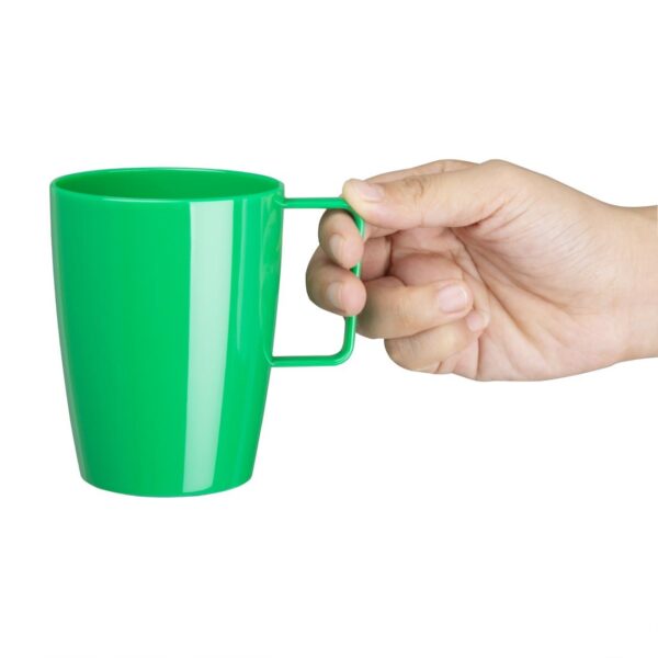 Olympia Kristallon Polycarbonate Handled Beaker Green - 284ml 10oz (Box 12) - Image 4