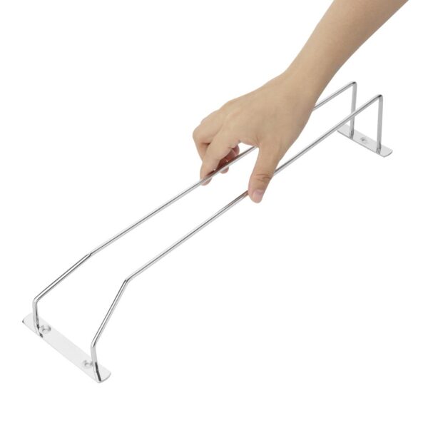 Stemware Rack St/St - 406mm 16" (fixings not supplied) - Image 5