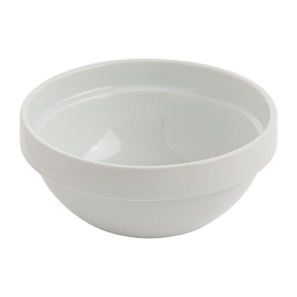 Olympia Whiteware Stacking Bowl White - 145mm 5 3/4" 540ml (Box 12) - Image 5