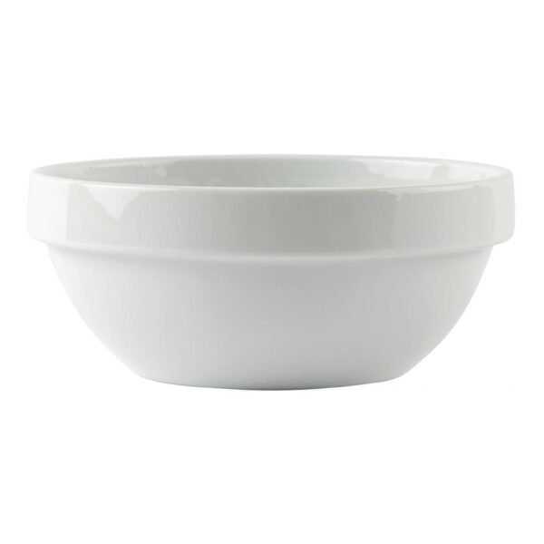 Olympia Whiteware Stacking Bowl White - 145mm 5 3/4" 540ml (Box 12) - Image 6