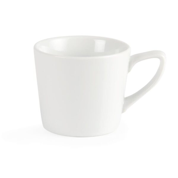 Olympia Whiteware Low Cup White - 200ml 7oz (Box 12) - Image 2