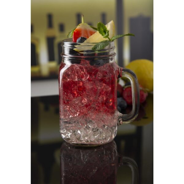 Olympia Handled Drinking Jar - 470ml (Pack 12) - Image 10