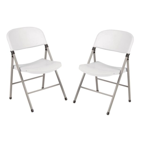 Bolero White Foldaway Utility Chair - (Pack of 2) - Image 4