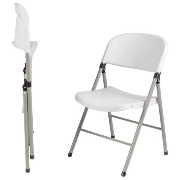 Bolero White Foldaway Utility Chair - (Pack of 2) - Image 5