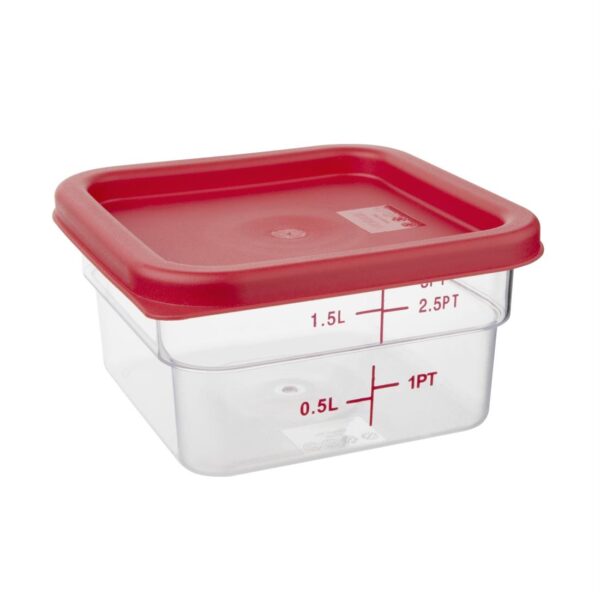 Hygiplas Square Red Lid to fit - 1.5/3.5Ltr - Image 2