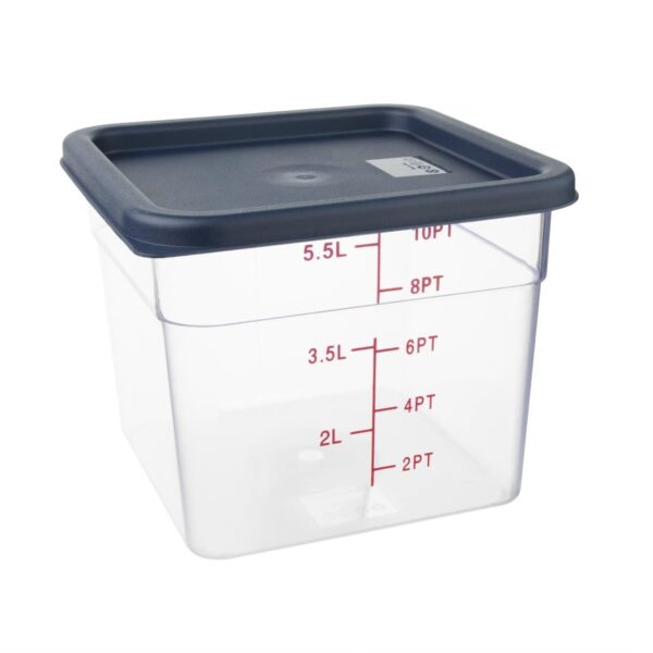 Hygiplas Square Blue Lid to fit - 5.5/7Ltr - Image 2
