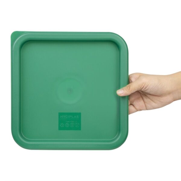 Hygiplas Square Green Lid to fit - 5.5/7Ltr - Image 5