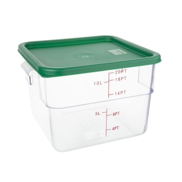 Hygiplas Square Green Lid to fit - 10/15Ltr - Image 2