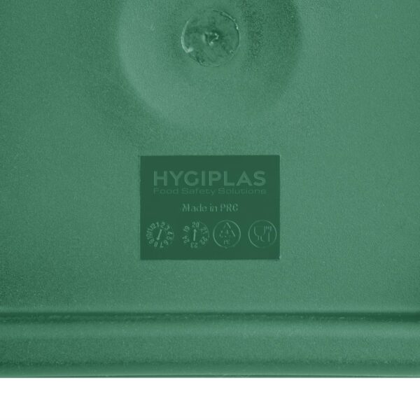 Hygiplas Square Green Lid to fit - 10/15Ltr - Image 3