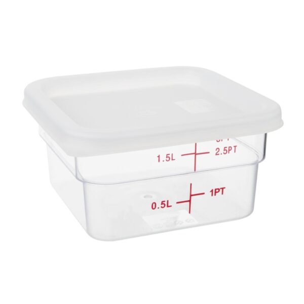 Hygiplas Square White Lid to fit - 1.5/3.5Ltr - Image 2