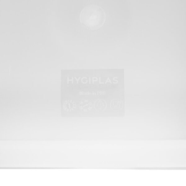 Hygiplas Square White Lid to fit - 1.5/3.5Ltr - Image 3