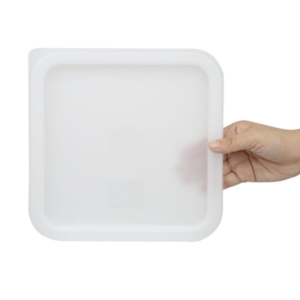 Hygiplas Square White Lid to fit - 5.5/7Ltr - Image 5