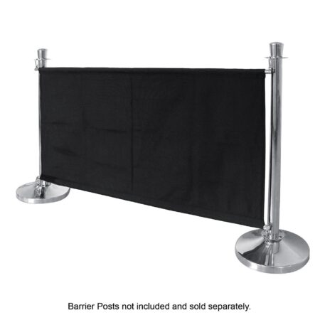 Bolero Black Banner with St/St Fixings