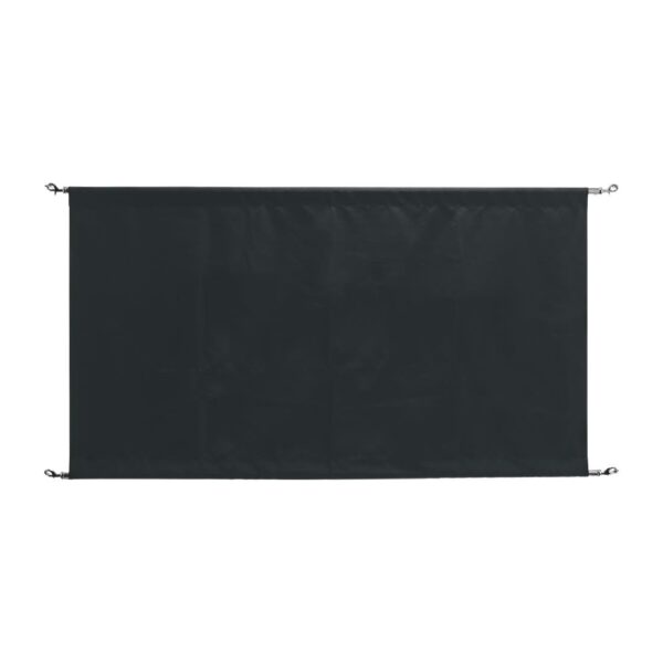Bolero Black Banner with St/St Fixings - Image 2