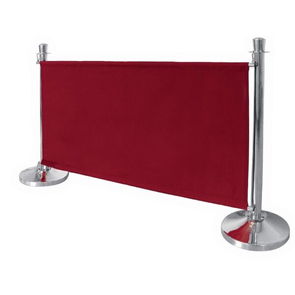 Bolero Red Banner with St/St Fixings - Image 2