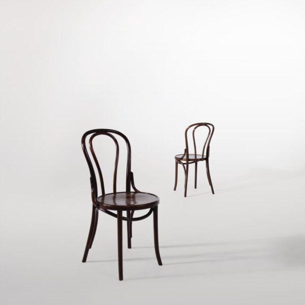 Fameg Bentwood Side Chair Walnut Effect (Pack 2) - Image 2