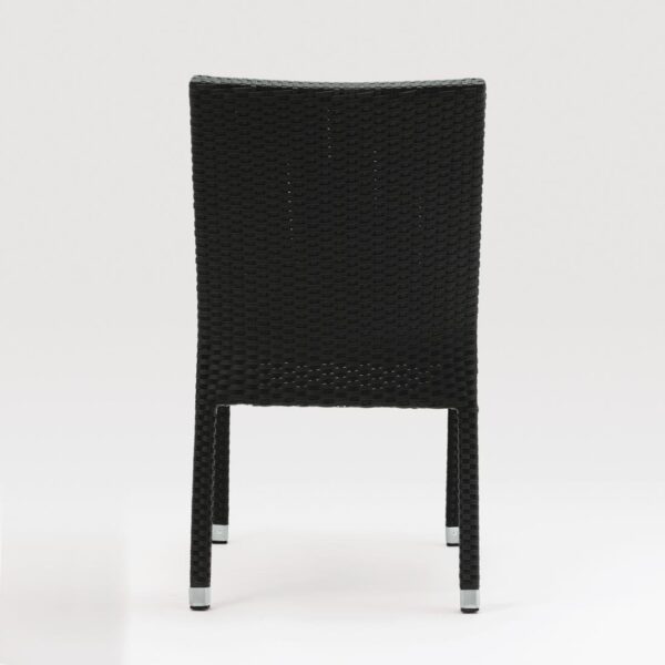 Bolero Wicker Side Chair Charcoal (Pack 4) - Image 3