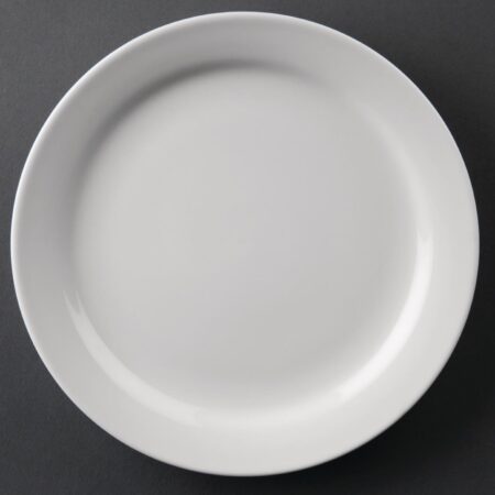 Olympia Athena Narrow Rimmed Plate - 165mm (Box 12)