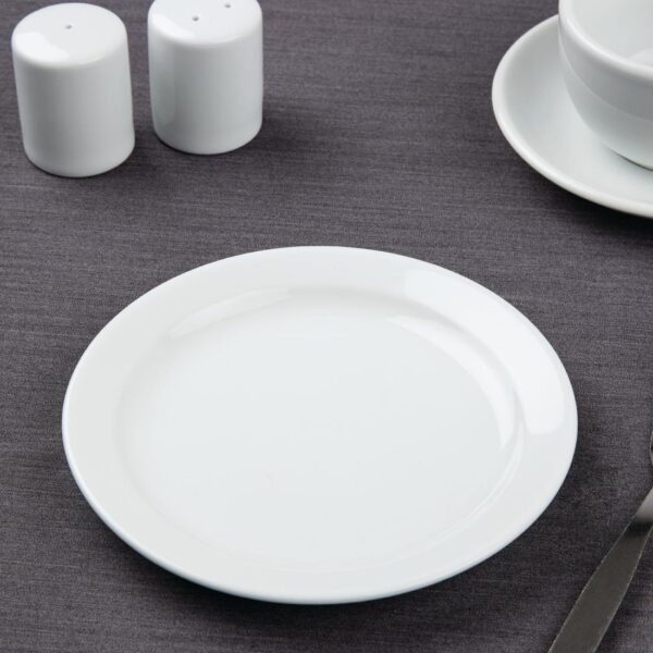 Olympia Athena Narrow Rimmed Plate - 165mm (Box 12) - Image 10