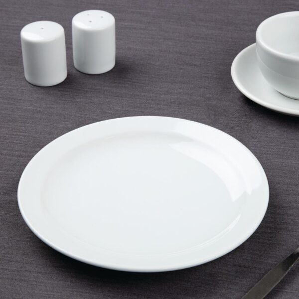 Olympia Athena Narrow Rimmed Plate - 205mm (Box 12) - Image 10