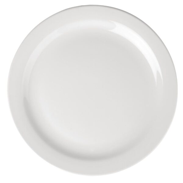 Olympia Athena Narrow Rimmed Plate - 226mm (Box 12) - Image 2