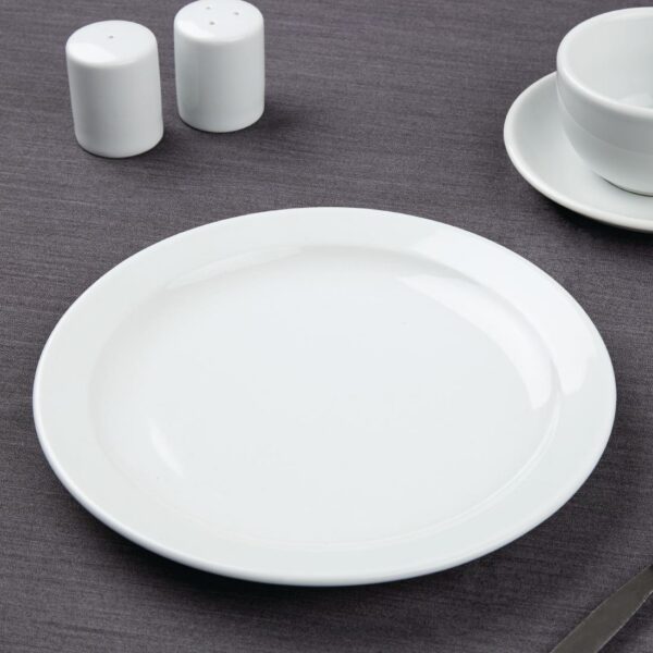 Olympia Athena Narrow Rimmed Plate - 226mm (Box 12) - Image 10