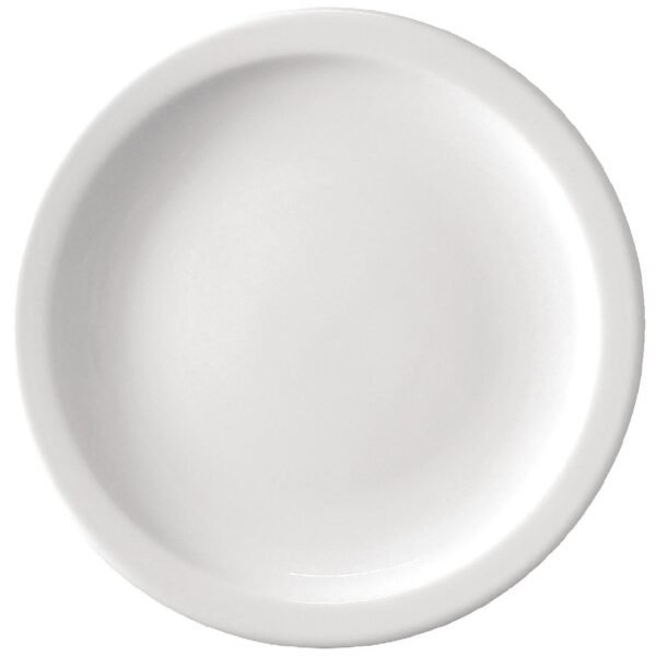 Sale Offer - Athena Hotelware Narrow Rimmed Plate - 22.6cm 9" (Box 36) - Image 7