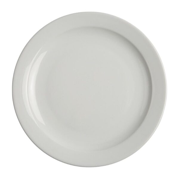 Olympia Athena Narrow Rimmed Plate - 254mm (Box 12) - Image 5