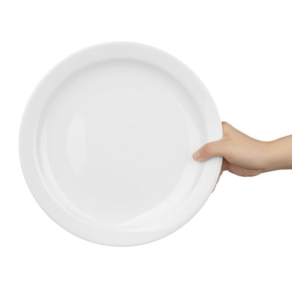Olympia Athena Narrow Rimmed Plate - 284mm (Box 6) - Image 5