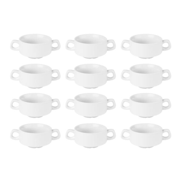 Olympia Athena Stacking Soup Bowl - 290ml (Box 12) - Image 4