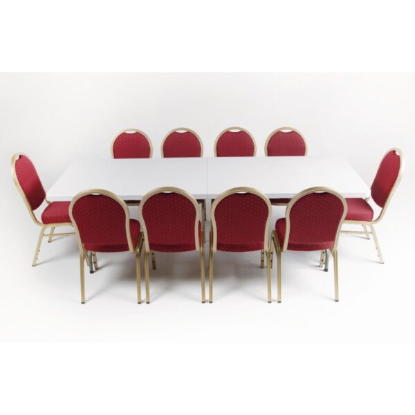 Bolero Centre Folding Table - 2.43m 8ft - Image 2