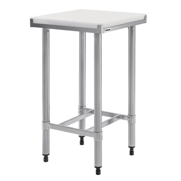 Vogue Cutting Board Table St/St - 500x500x900mm 19 3/4x19 3/4x35 1/2" - Image 3