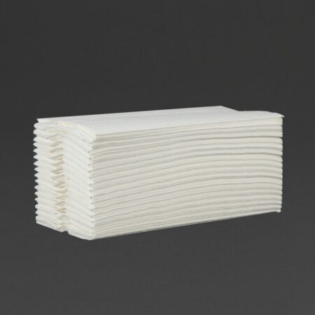 PR BUSTER - Jantex White C Fold Hand Towels 2ply (Pack of 15 x 157 sheets)