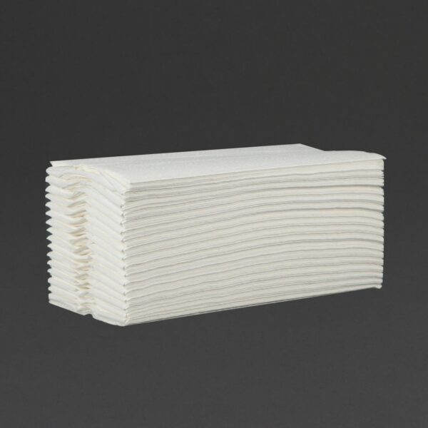 PR BUSTER - Jantex White C Fold Hand Towels 2ply (Pack of 15 x 157 sheets)