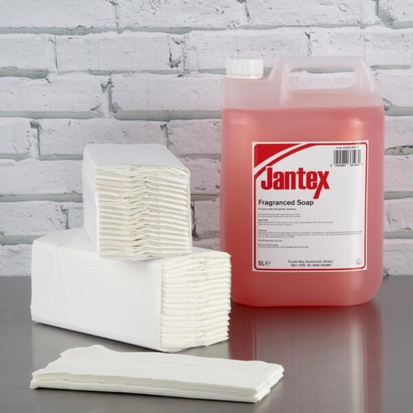 PR BUSTER - Jantex White C Fold Hand Towels 2ply (Pack of 15 x 157 sheets) - Image 6
