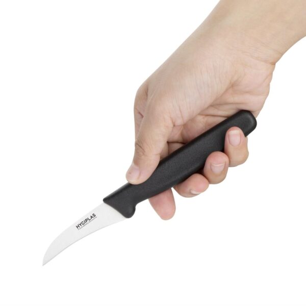 Hygiplas Peeling Knife Black - 2 1/2" - Image 2