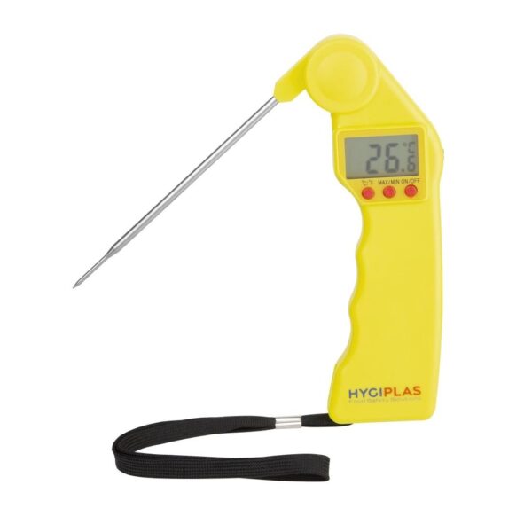 Hygiplas EasyTemp Thermometer Yellow - Raw Poultry