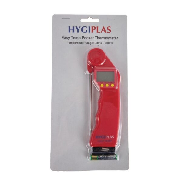 Hygiplas EasyTemp Thermometer Red - Raw Meat - Image 4