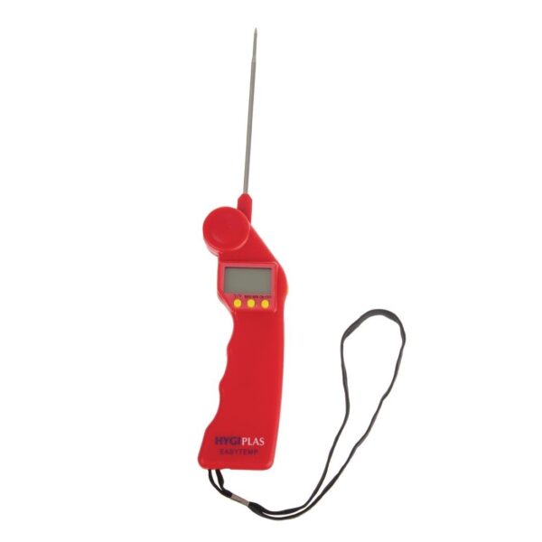 Hygiplas EasyTemp Thermometer Red - Raw Meat - Image 2