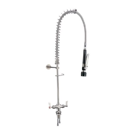 3monkeez Dual Hob Mounted Pre-rinse Unit Complete Black Handle (B2B)