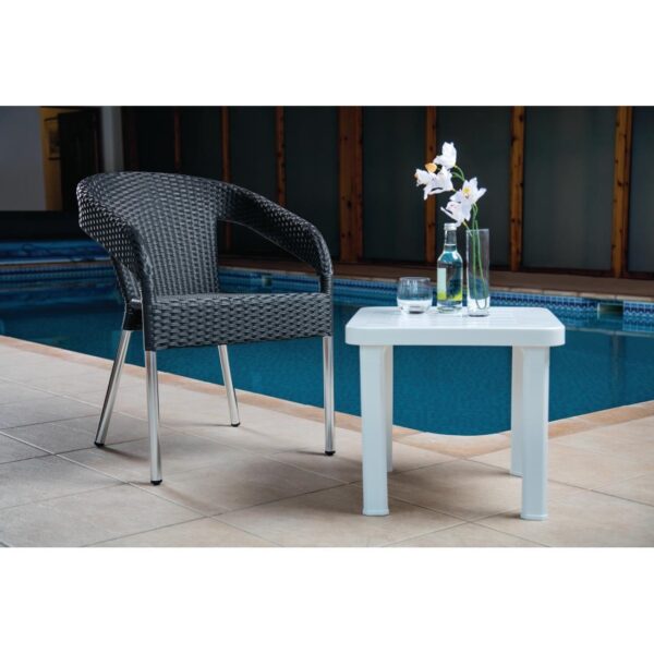 Bolero Wicker Wraparound Bistro Chair (Pack 4) - Image 2
