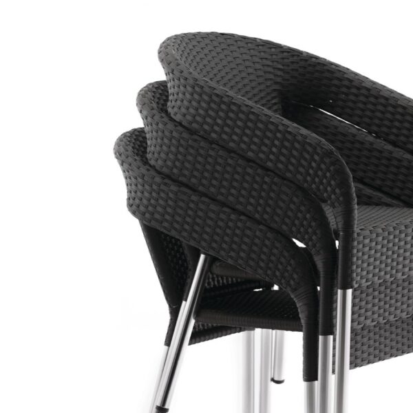 Bolero Wicker Wraparound Bistro Chair (Pack 4) - Image 9