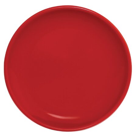 Olympia Cafe Coupe Plate Red - 205mm (Box 12)