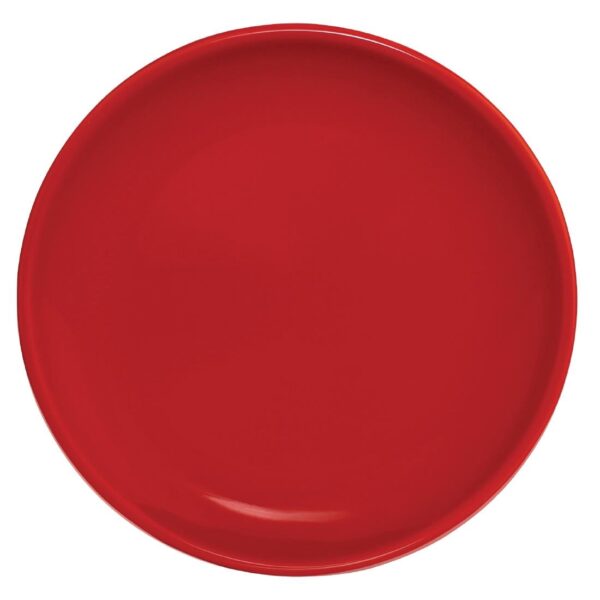 Olympia Cafe Coupe Plate Red - 205mm (Box 12)