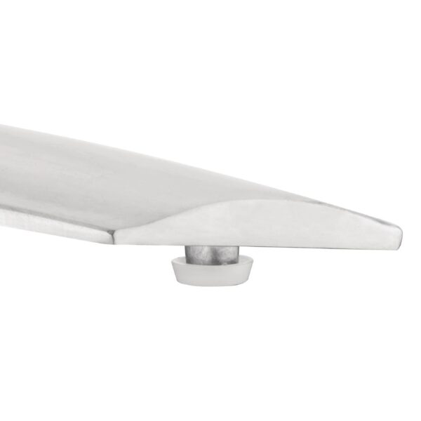 Bolero Square Pedestal Bistro Table St/St Flip Top - 600mm - Image 5