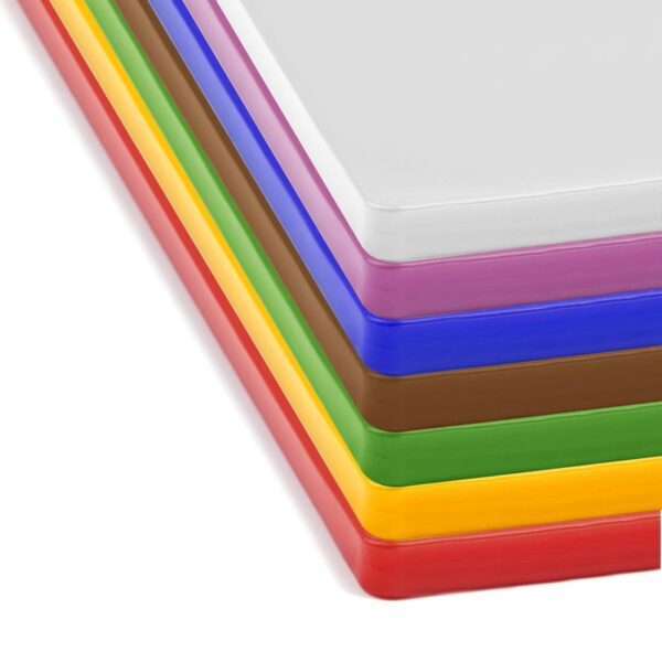 Hygiplas Low Density Set of 7 Chopping Boards - 450x300x20mm - Image 3